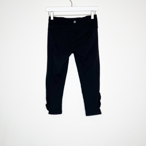 Athleta Balance Capri Crop Leggings Black Color Leggings 964552 - Picture 5 of 6